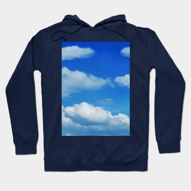 Cumulus Clouds in Blue Sky Hoodie by Art by Deborah Camp